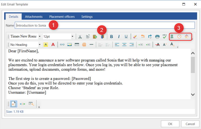 Graphical user interface, text, application, emailDescription automatically generated