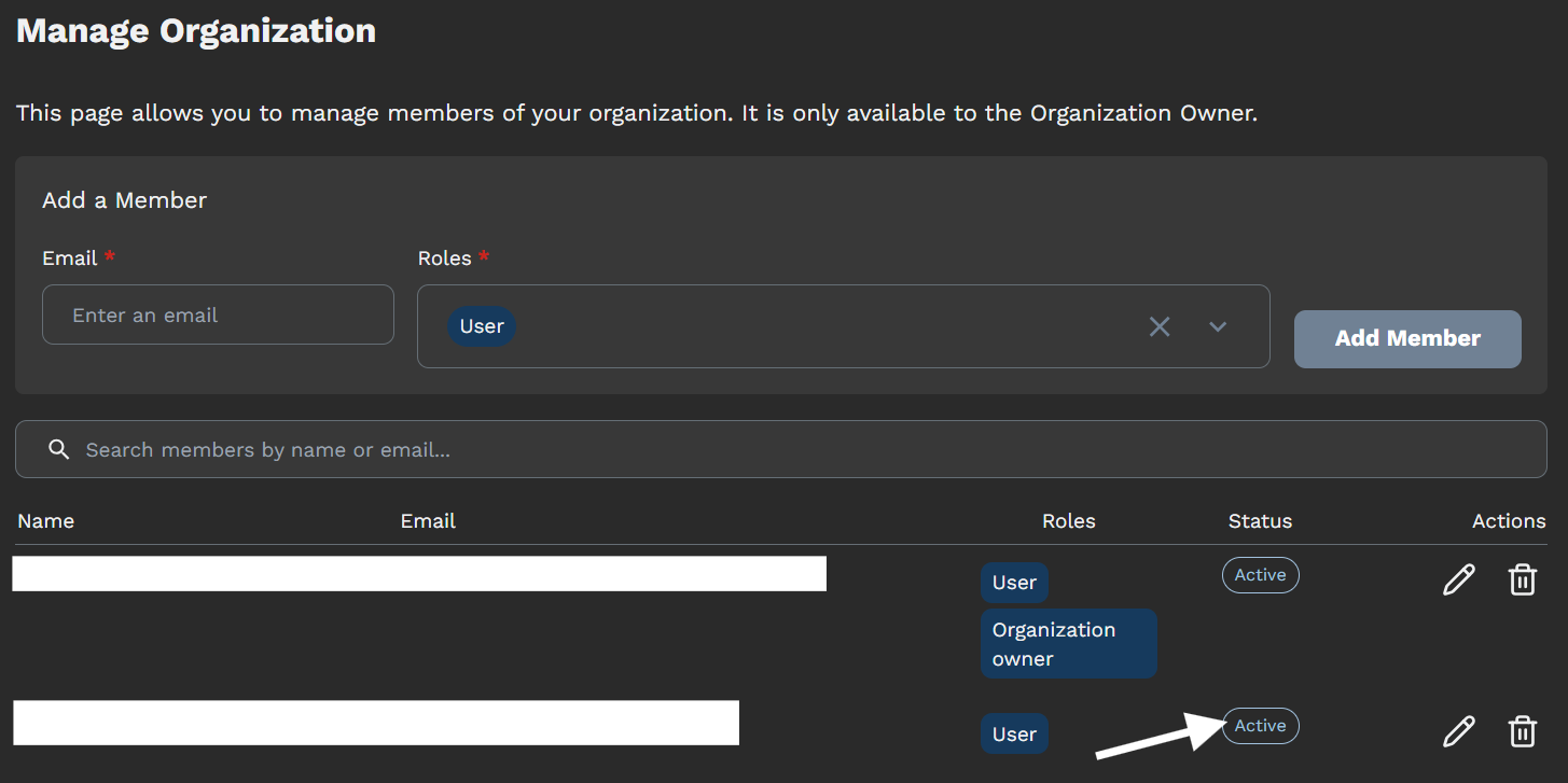 XLSTAT: Invite users to a MyLumivero Organization account
