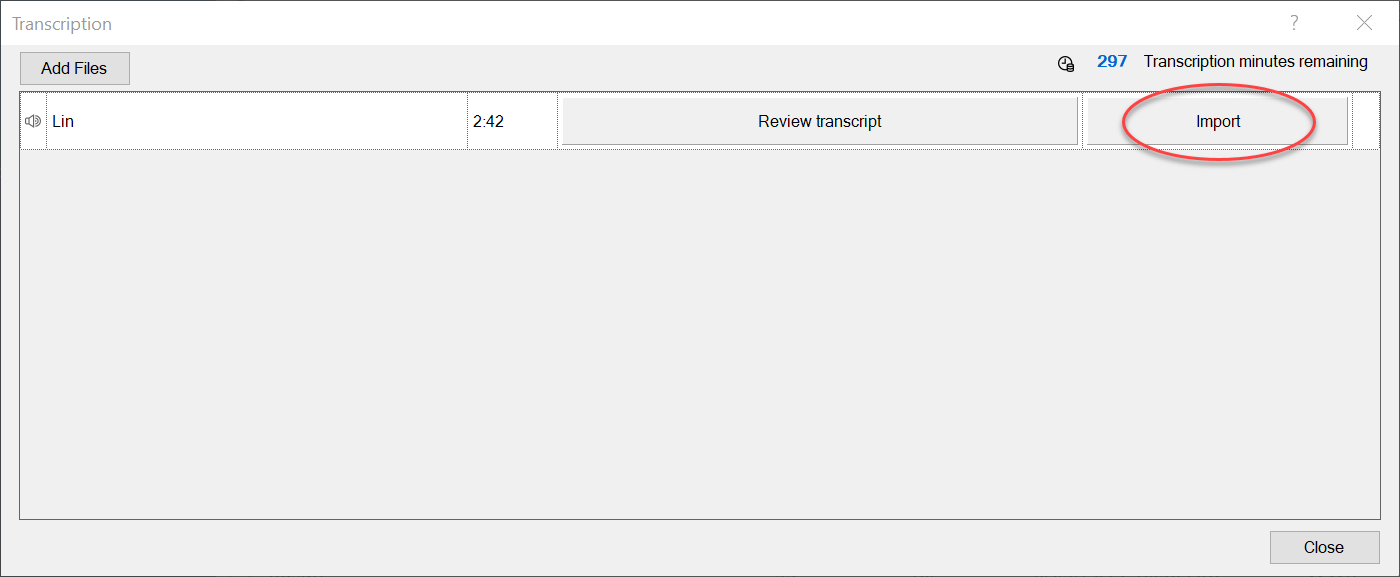 Transcription-import-Win