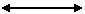 A double-headed arrow