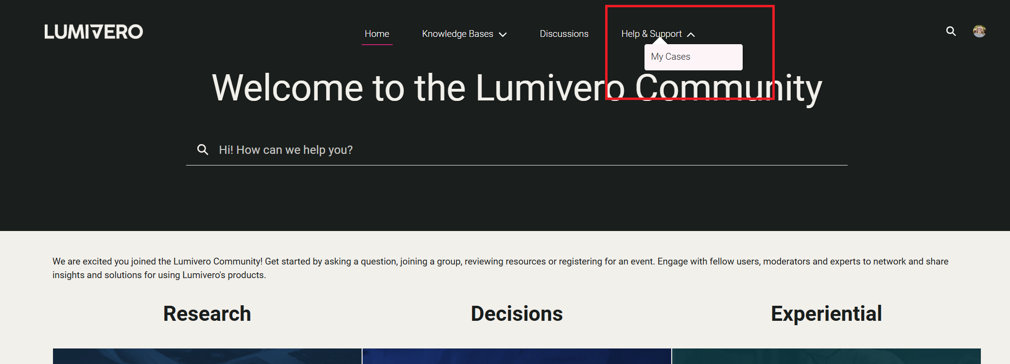 Experiential Learning Cloud: Submitting a Service Request