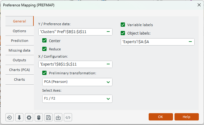 XLSTAT: Preference Mapping in Excel