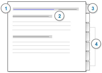 Reference View showing all content coded at a node.